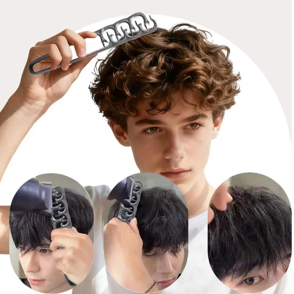 New Fluffy Texture Styling Comb Fluffy Hair Root Clip Men's and Women's Styling Hair Seam Bangs Hair Comb Hairdressing Tool Set