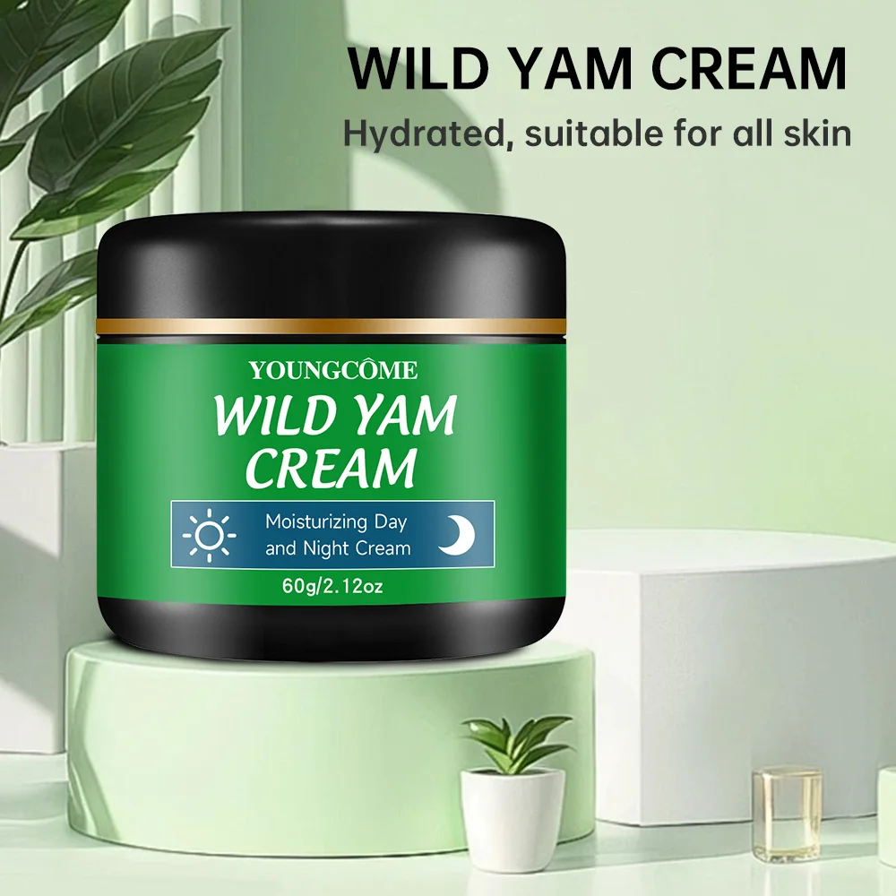 YOUNGCOME Wild Yam moisturizing day and night cream,Whitens and Moisturizes Facial Skin face cream Repairs damaged facial skin