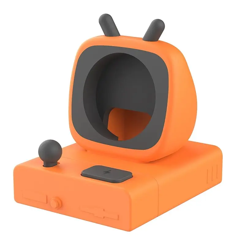 A33T-For Watch Watch Stand Charging Base Silicone Watch Stand Base For Iwatch Desktop Stand Accessories Orange
