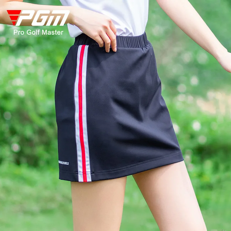 

PGM Golf Women's Dress Summer Women's Short Skirt Half Skirt Sports Anti Skirt