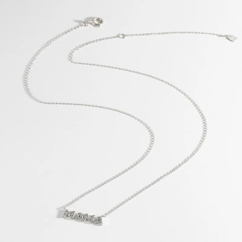 collar plata largo