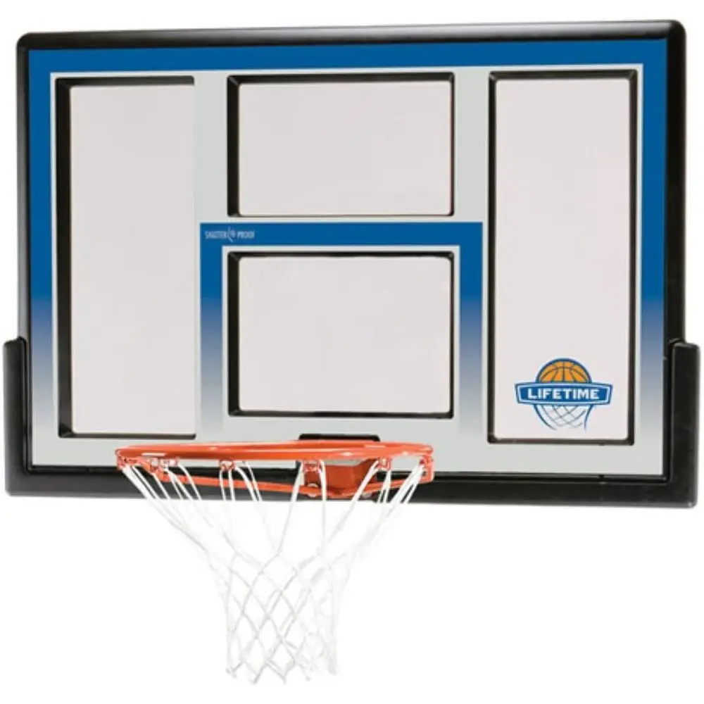 

72-Inch Tempered Glass Basketball Backboard and Rim Set