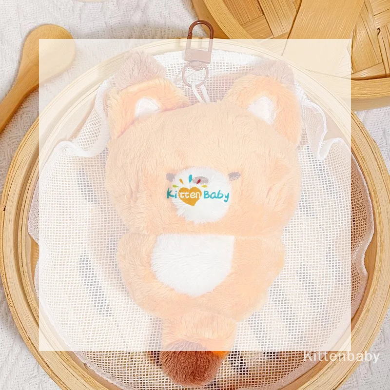 Kawaii Seonghyeon Fox Doll Keychain Cute Little Fox Plush Pendant Portable Bag Charm Backpack Decoration Collection Gifts
