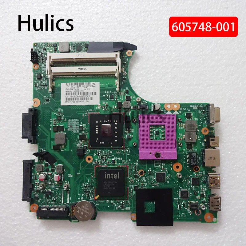 

Hulics б/у 605748 -001 материнская плата для ноутбука HP CQ320 420 620, материнская плата GL40 Intel, встроенная материнская плата DDR3