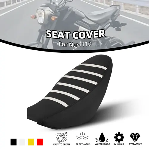 Imagen 2 del producto Accesorios para motocicletas, funda de asiento, diseño de cojín antideslizante, PVC duradero para Honda Navi110 Navi 110 todoterreno Dirt Pit Moto Bike