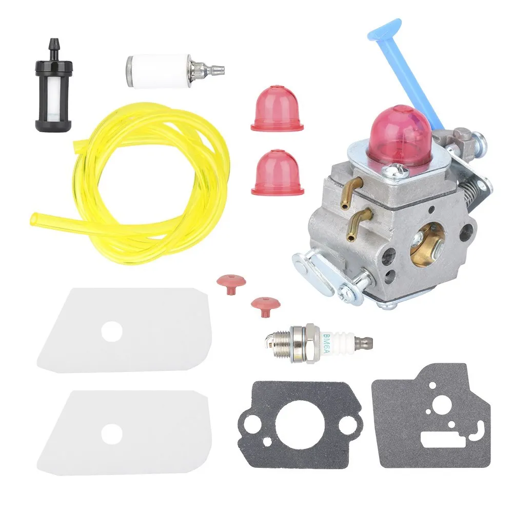 CMCP Carburetor Kit Replace for Zama C1Q-W40A for Husqvarna 124 125 124L 125L 125LD 128C 128L 128LD 128R 128LDX Trimmer Parts