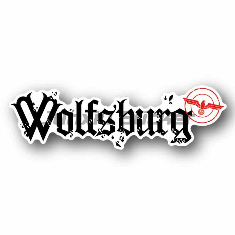 

Dawasaru Wolfsburg Car Sticker Waterproof Personalized Decal Laptop Truck Motorcycle Vinyl Waterproof Sunscreen Decal PVC10cm