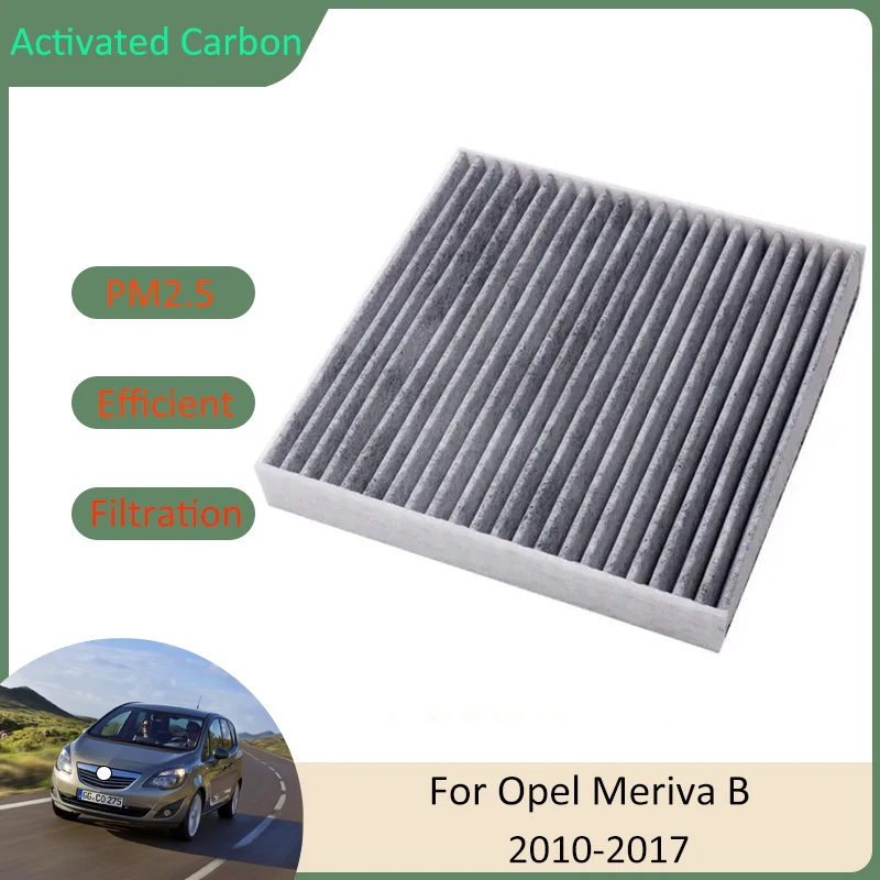 Air Conditioning Filter For Opel Meriva B Vauxhall Activan Crossvan MK2 2010 2011 2012 2013 2014 2015 2016 2017 Auto Accessories