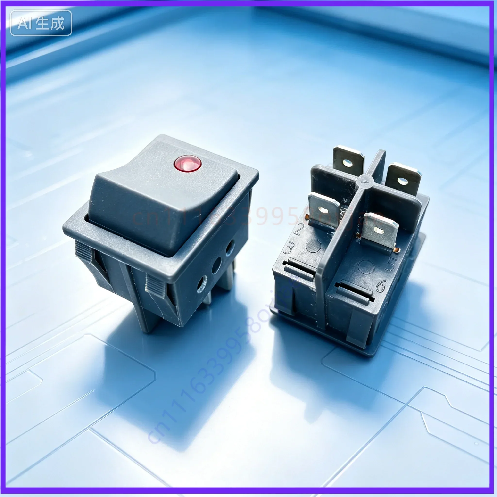 Button for DRH-2415-3 Illuminated Rocker Switch 4Pin 16A