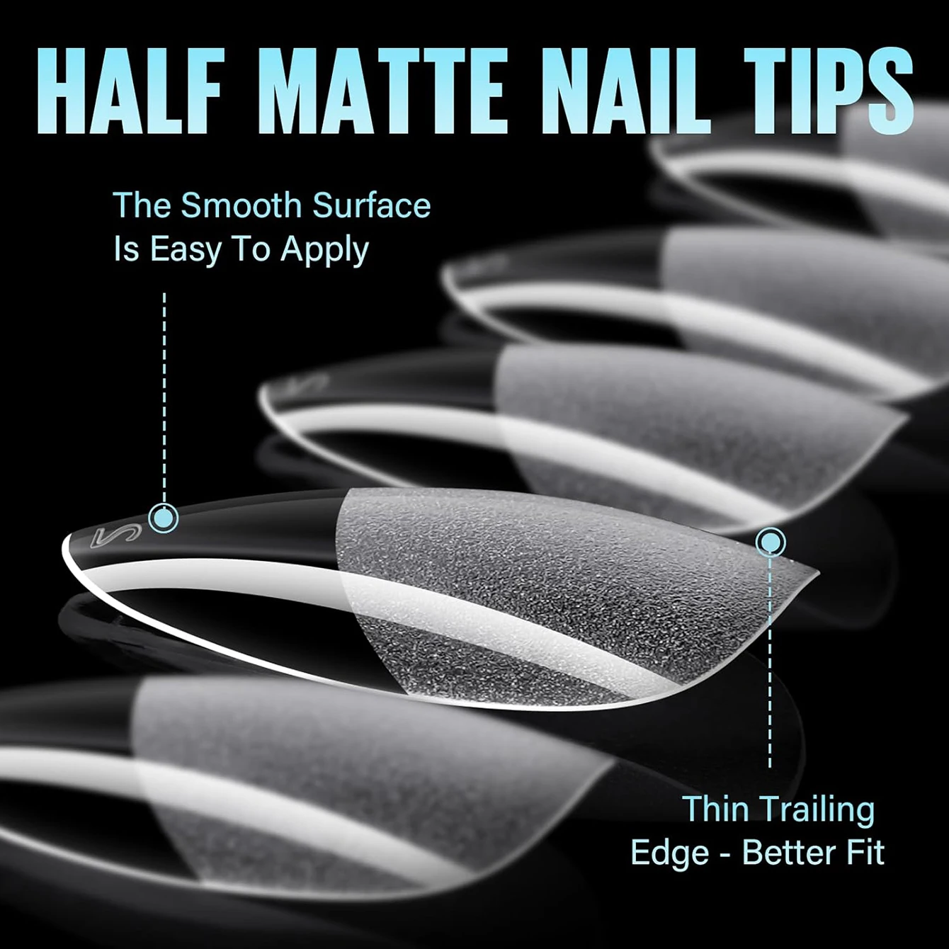 120PCS/Box Full Cover Press On Nail Tips Stiletto Almond Square Coffin French  Fake Soak Off Gel Nail Extension Tips Capsule