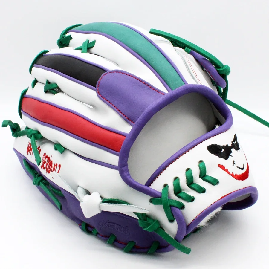 Custom Guantes De Beisbol Baseball Batting Gloves Pikachu Baseball Glove Left Handed Kip Leather view 3