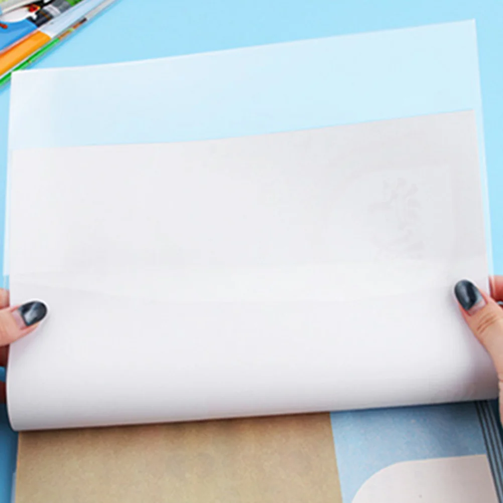 10 Sheets A4 Waterproof Book Film Transparent Anti-Scratch Plastic Cover Reusable Protector for Textbooks Notebooks Documents