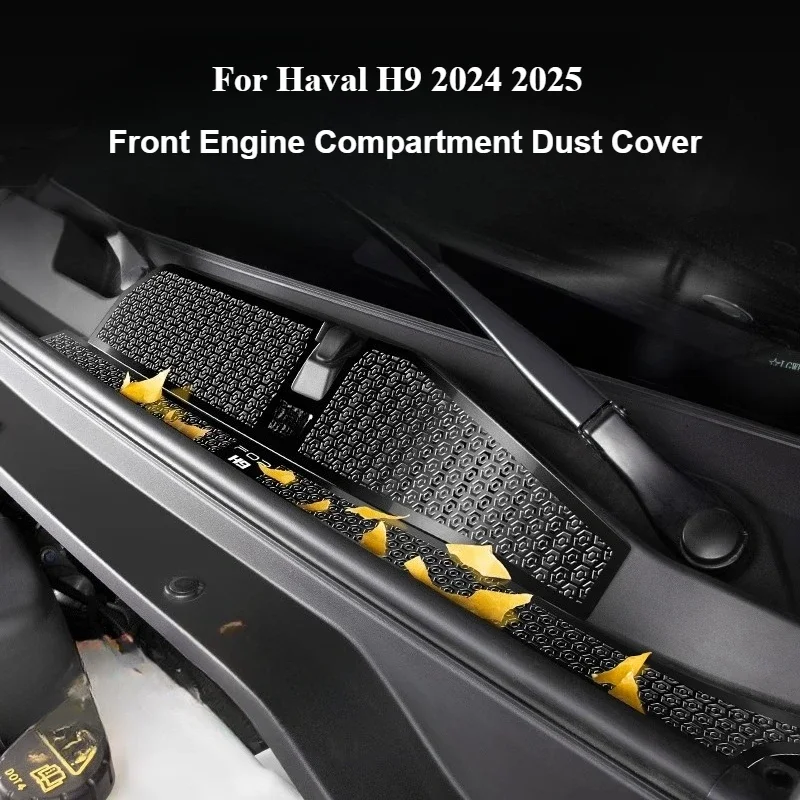 Front Engine Compartment Dust Cover Air Conditioning Intake Anti Blocking insect Net For Great Wall Haval H9 2024 2025