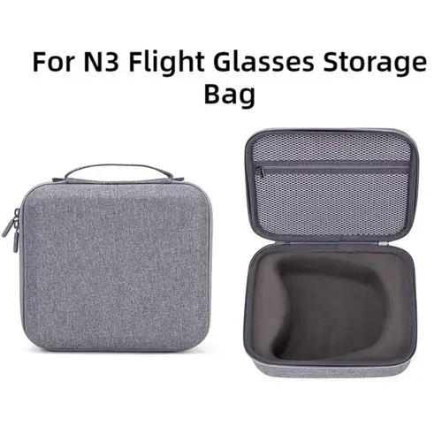 Imagen 2 del producto Para gafas DJI N3 funda protectora dura impermeable Estuche de transporte carcasa dura caja protectora absorbente de golpes para Dron DJI Neo
