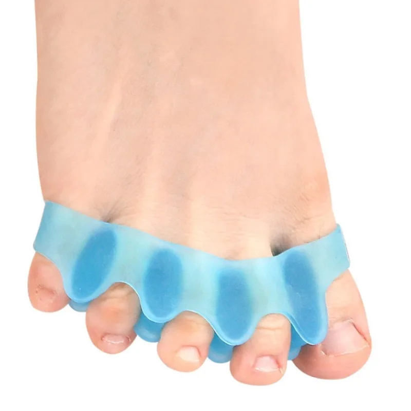 1Pairs Zehenspreizer Daumen Valgus Bunion Teller Gel Splitter Hammer Corrector Schutz Fuß Schmerzlinderung Silikon Glätten