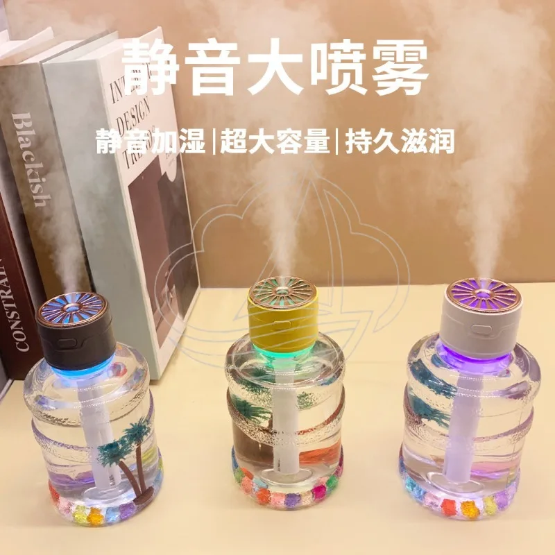Silent Mini Air Humidifier Purifier 2025 Micro Landscape Aroma Diffuser for Home Desktop Car