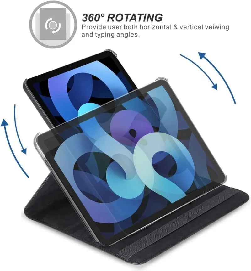 Custodia girevole a 360 gradi per iPad (A16)11th 11 2025 A3354 A3355 A3356 Smart Cover iPad 11 10th 2022 10.9 "A2696 A2757 A2777 Fundas