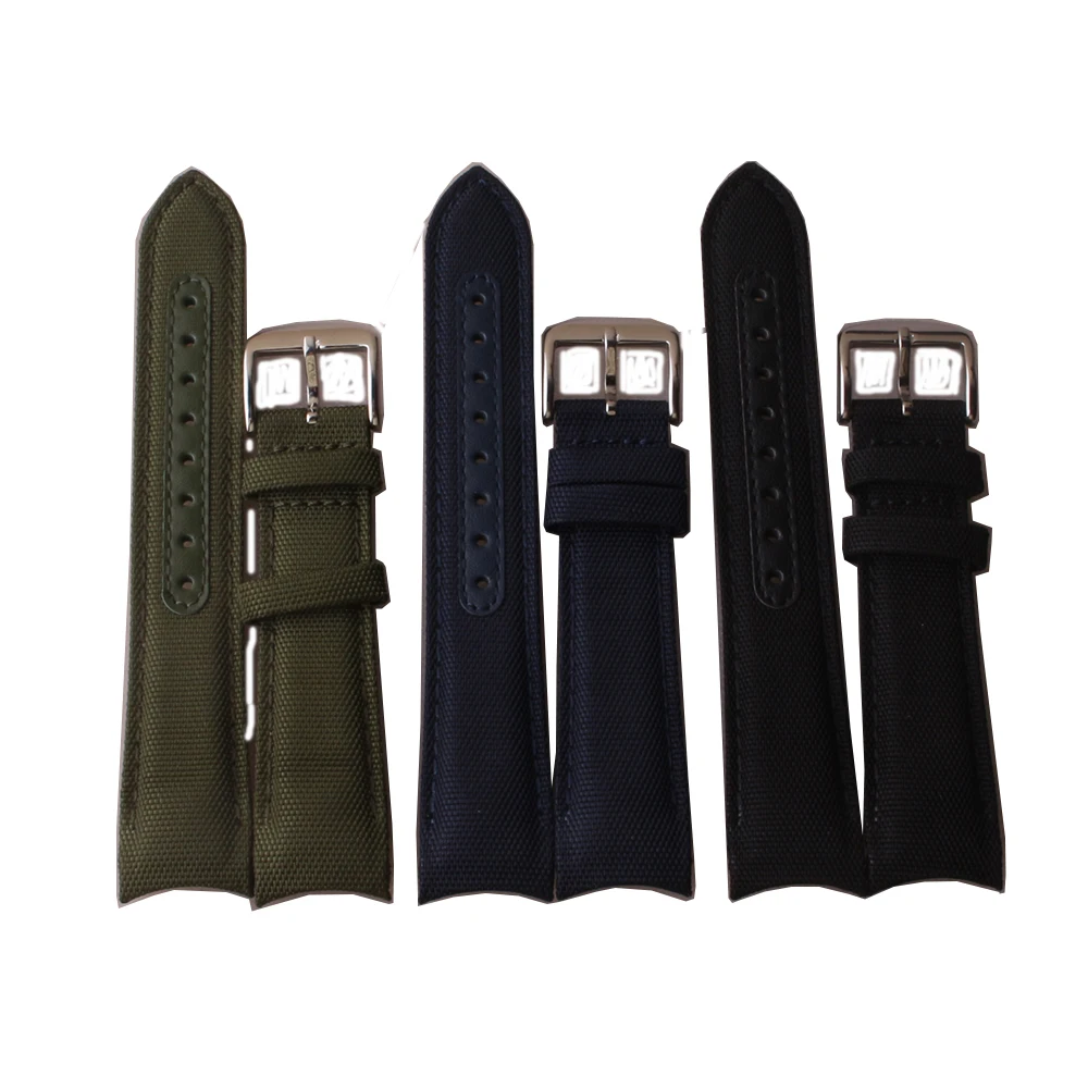 

Canvas Strap 20mm 22mm Waterproof Watchband Men Nylon Bracelet Black Green Blue Watch Band for Seiko omega Rolex Sport bands hot