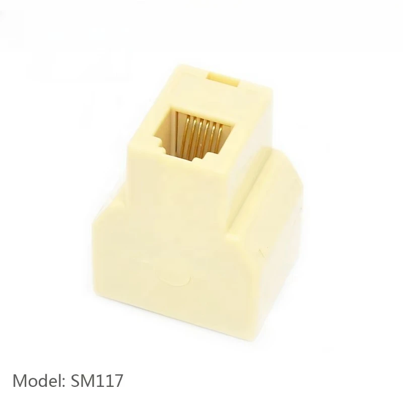 

RJ12 6P6C «мама» на двойной «мама», двусторонний телефонный разветвитель, кабель-конвертер, разъем