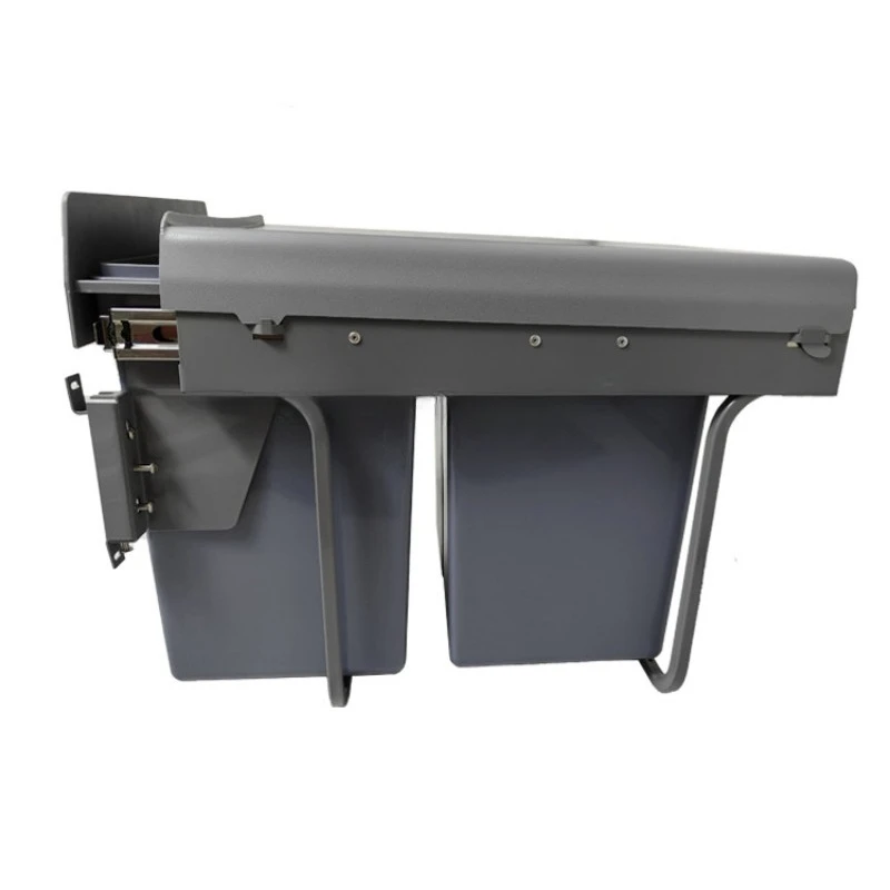 Кухонный встроенный классификационный шкаф для мусора, скрытый шкаф для разделения влажных и сухих продуктов, мусорное ведро, чистка хранения пищевых отходов