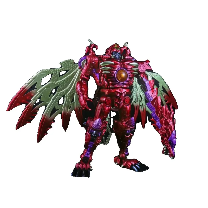 RD-01 version agrandie du dragon rouge jouet transformable robot beast wars bw modèle revêtu de métal