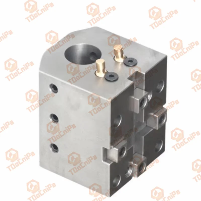 BMT65 CNC Bubut Turret Blok Tetap Alat Pemegang Antarmuka Diameter Luar Membosankan Power Servo Turret