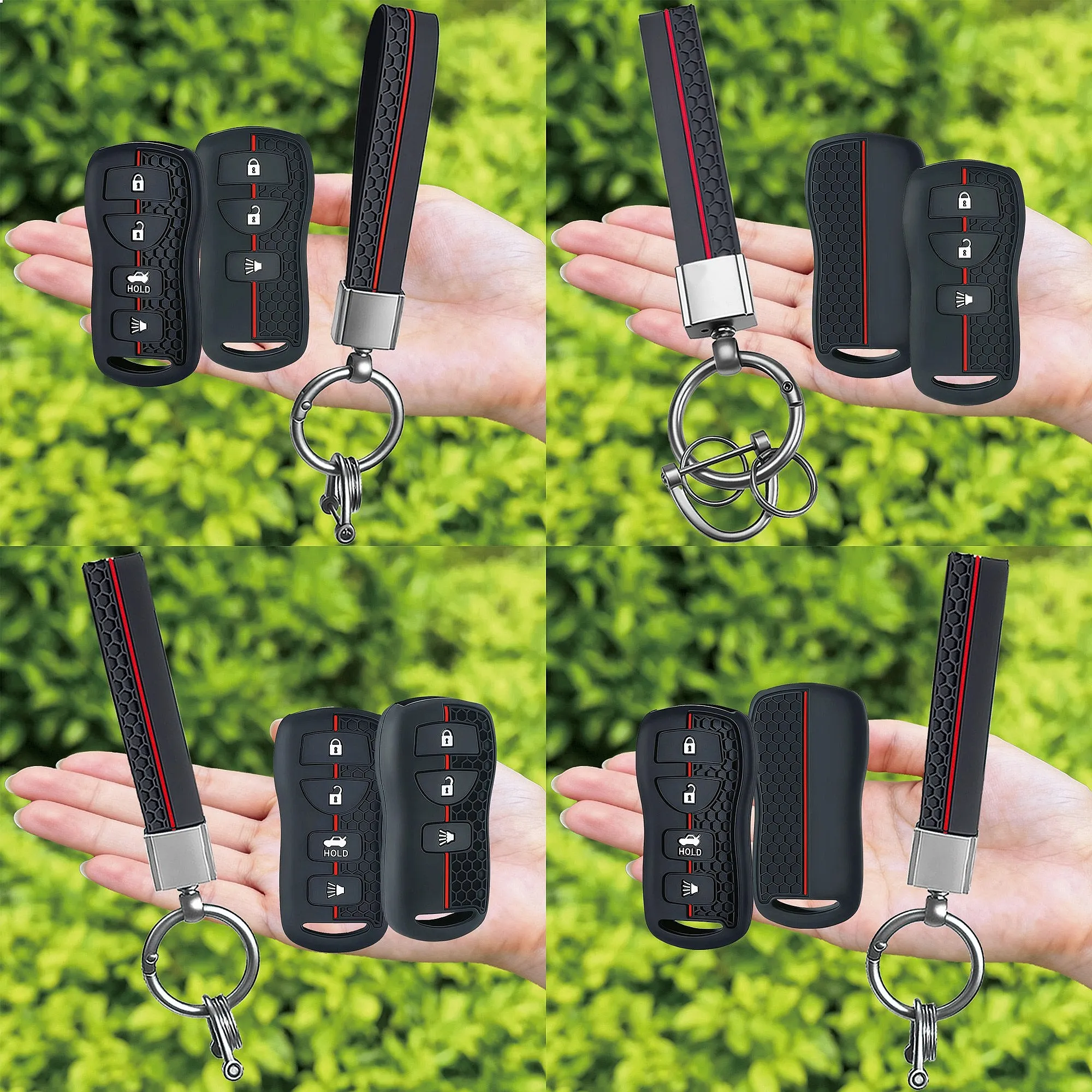 Silicone Car Key Fob Cover Case For Nissan Tiida Xtrail T30 Altima Sentra Frontier Infiniti FX35 QX56 JA60 Auto Key Shell