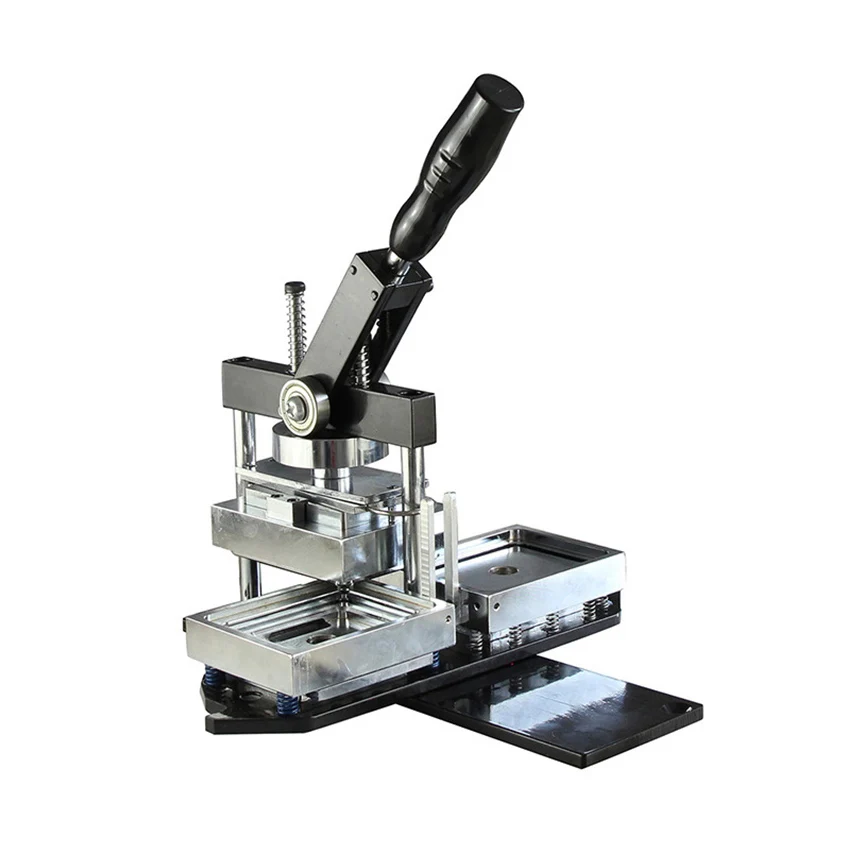 

80x53 90x65mm Set Rectangular Refrigerator Badge Making Machine Square Bar Magnetic Sticker Machine