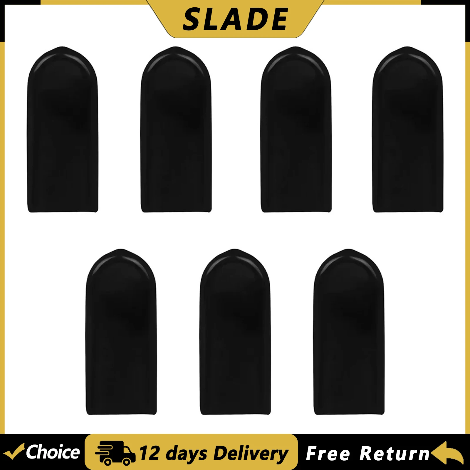 SLADE 7Pcs/Set Saxophone Finger Pads Elastic Thumb Rests Sax Silicone Finger Rests Woodwind Instrument Parts & Accessories