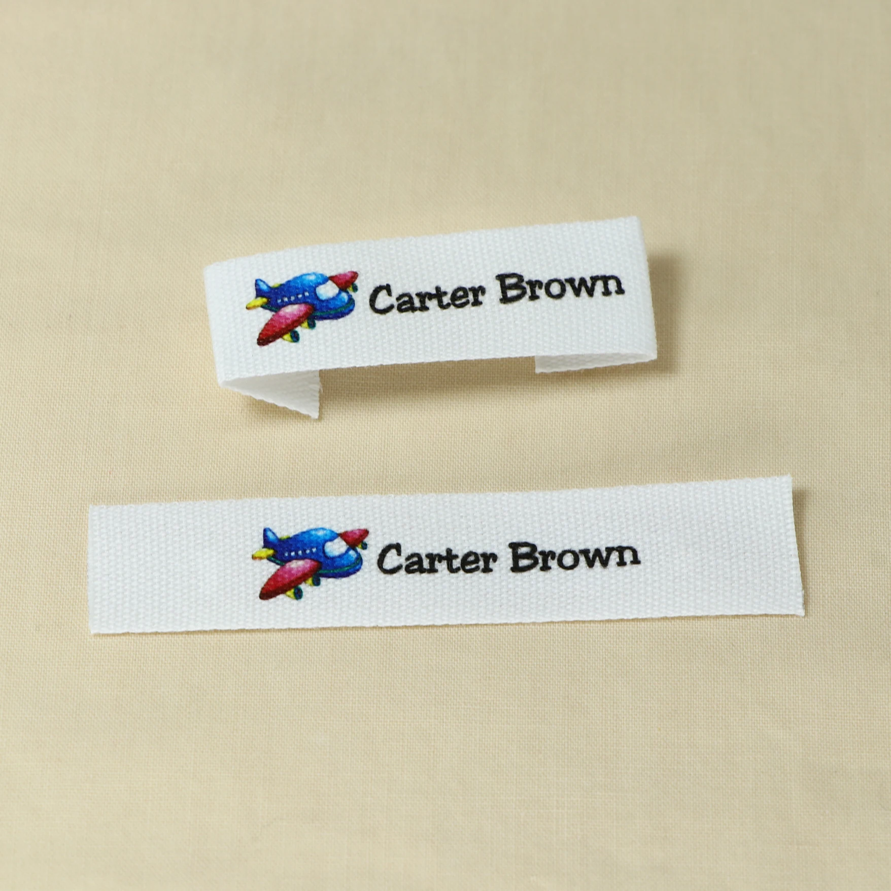 

Custom Sewing label, Logo or Text - Custom Design, Personalized Brand , Sew on Cotton Fabric, Free shipping (FR160)