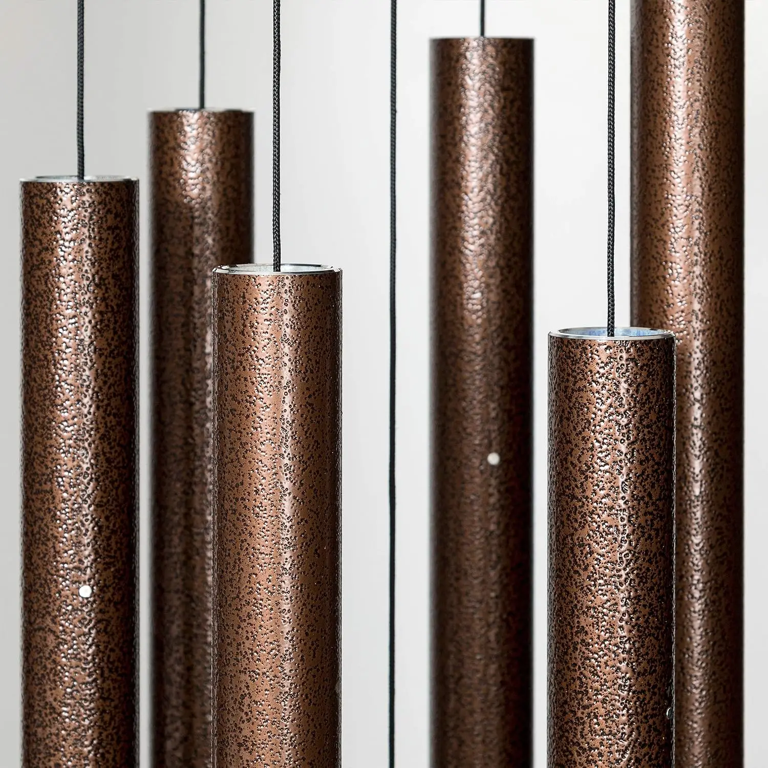 Large 50 Inch Copper Vein Deep Tone Memorial Wind Chimes For Outside Made USA