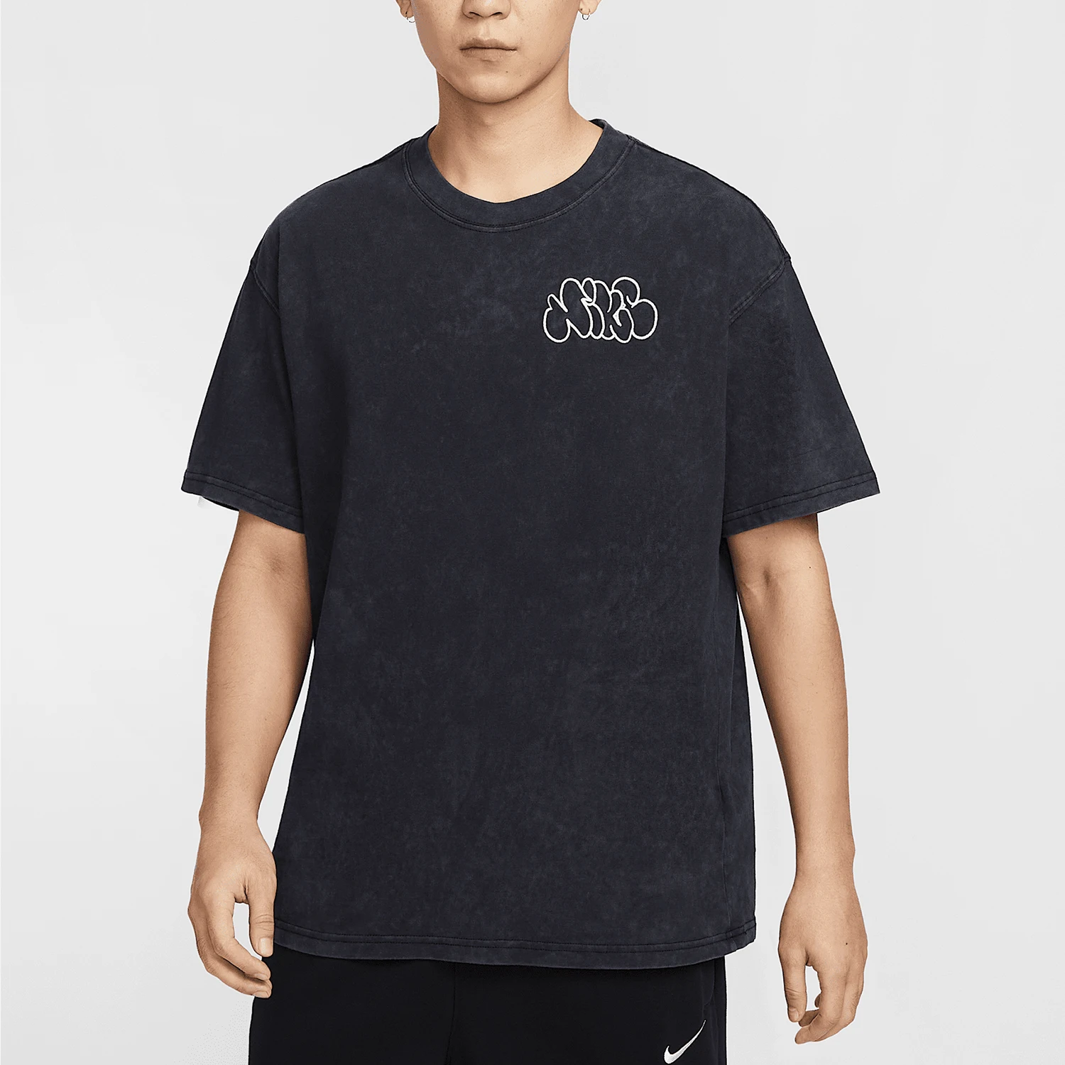 Nike genuine comfortable summer style men's loose shoulder breathable short sleeved shirt HJ3316-010
