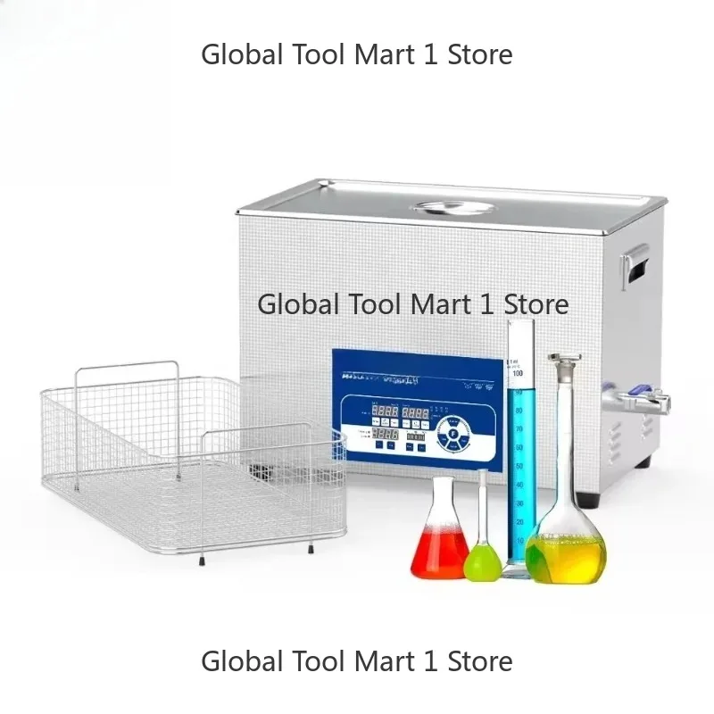 22L D【ental Cleaning Equipment Lab Med-ical Instruments Ultrasonic Cleaner Parts with Mute Sweep Pulse Degas Power Function