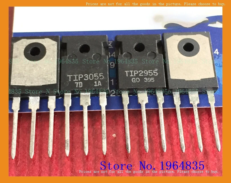 

2pcs/lot=a pair TIP2955 TIP3055 15A 100V