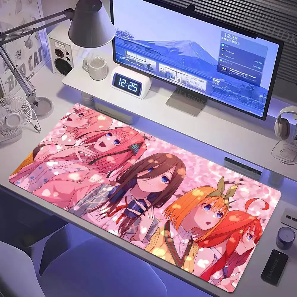 The Quintessential Quintuplets Mousepad Non-slip Suitable For Office Computers Laptops E-sports Game Desk Mats XXL Keyboard