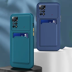 삼성 갤럭시 S24 S23 S22 S21 S20 Plus FE Note 20 Ultra A51 A71 A54 소프트 실리콘 카드 홀더 커버 용 슬롯 지갑 백 케이스