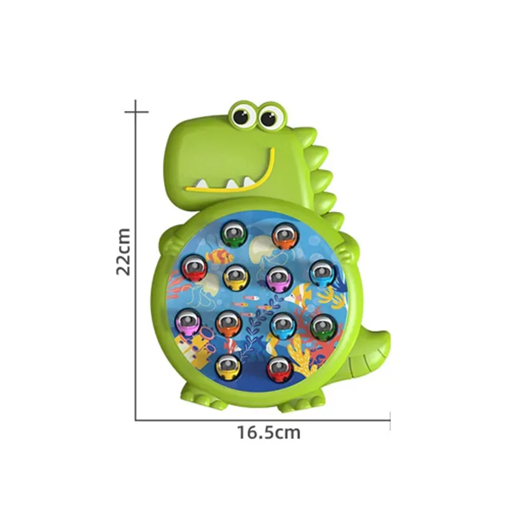Magnetisch babyvisspeelgoed Vroege educatieve hengel Elektrisch visspeelgoedset Cartoon Gemakkelijk magnetisch visspel Speelgoed