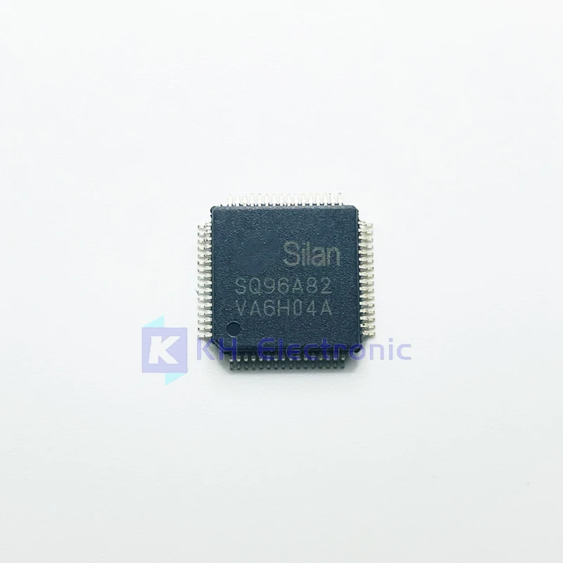 (1-5piece)  SQ96A82 QFP-64 Audio codec chip for control interface