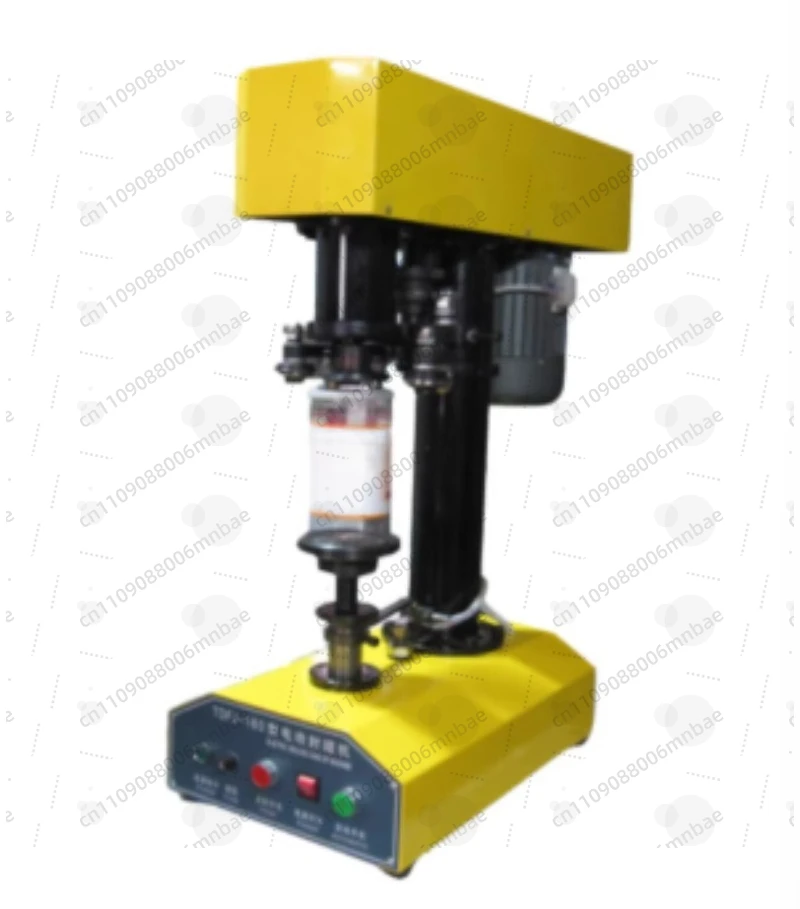 Tabletop Semi-Automatic Beer and Bottle Packaging Machine for Tin/Aluminum Can Sealing Can Seaming Machine for TDFJ-160