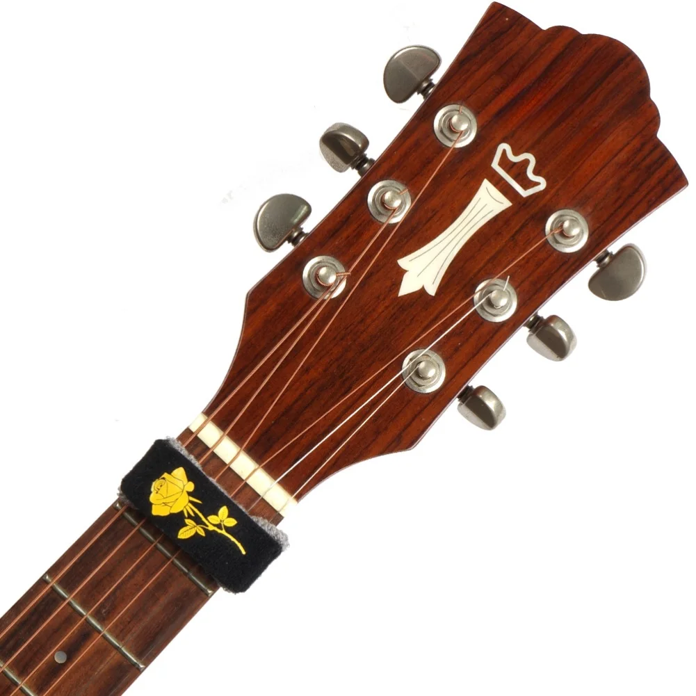 String Dampener Guitar Mute Strap Flexible Fit Stretch Diving Cotton Noise Reduction Stretch Diving Cotton Strap For Guitar