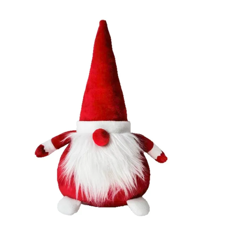 

Рождественские плюшевые украшения в скандинавском стиле-безликая кукла Старша, украшение для дисплея, мягкий праздничный декор, домашнее настольное окно