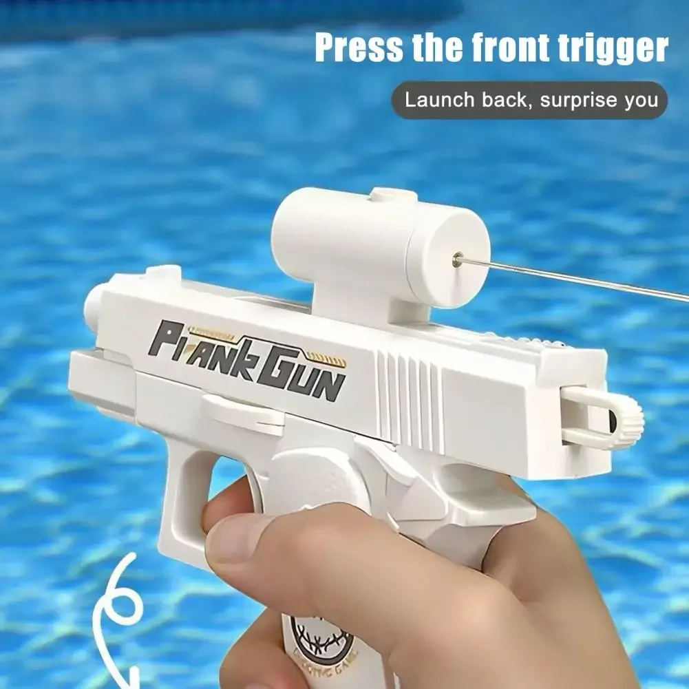Nueva pistola de agua inversa de doble cabeza, juguete para trucos, pistola de pulverización de agua táctica de doble cara, equipo de juego de lucha contra el agua al aire libre, juguete