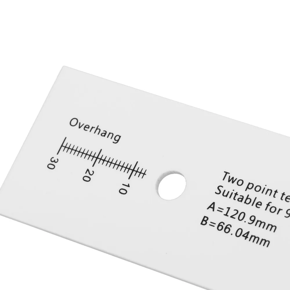 Acrylic Turntable Protractor Protractor Calibration Turntable Calibration Tool Ruler for LP Phono Measurement