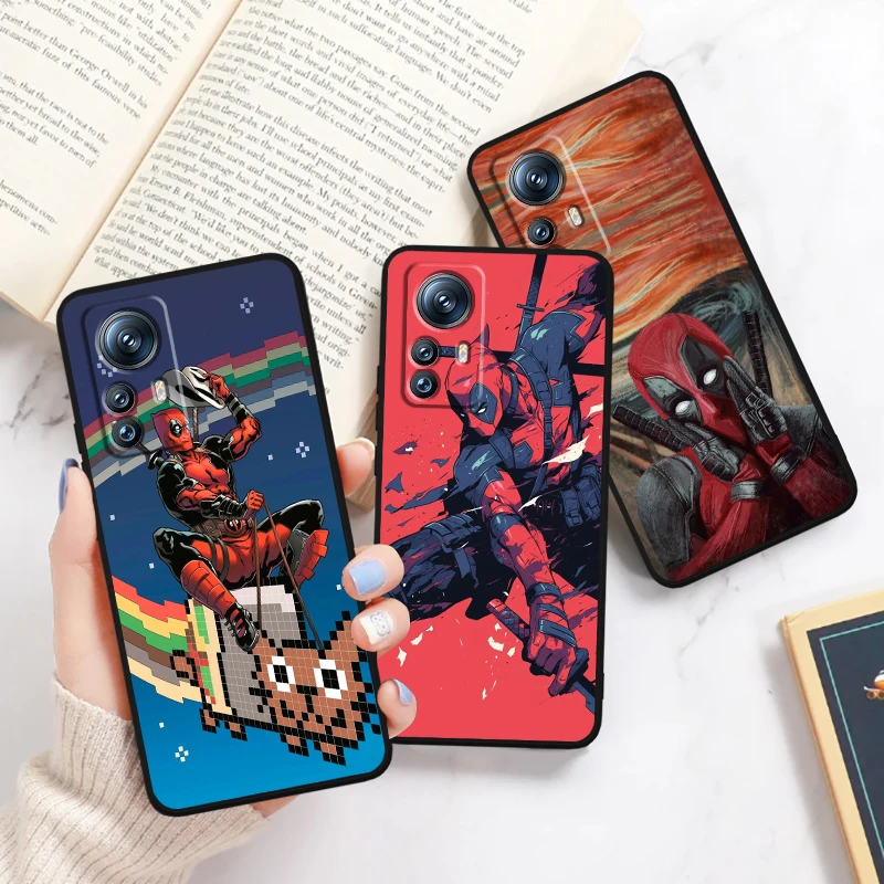 Death Attendant Marvel Cool For Xiaomi Mi Poco F5 F4 F3 X6 X5 X4 X3 M6 M5 M5S M4 M3 C65 Pro GT NFC 5G Black Cover Phone Case