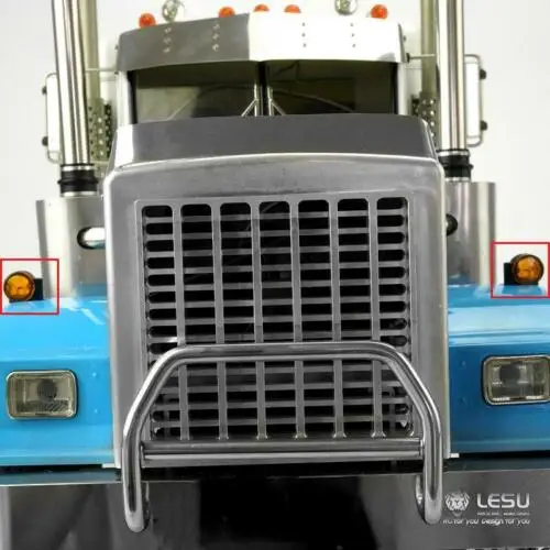 

LESU RC Parts Side Marker Lights for RC 1/14 DIY Tamiyaya Tractor Truck Trailer Model Car TH14145