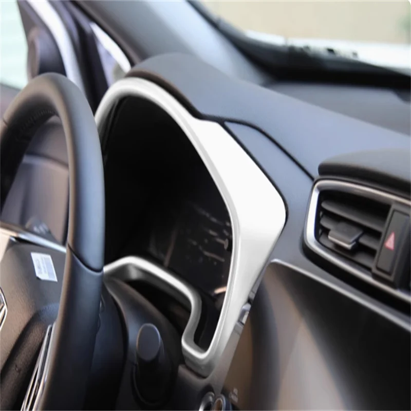 LHD Interior Accessories For Honda CRV BREEZE 2017-2022 Car Interior Gps Navigation Screen Frame Trim Car Gear Head Cover