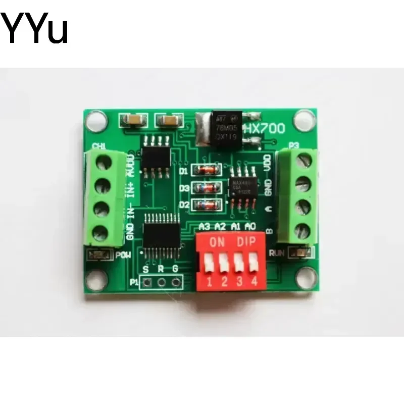 custom for High Precision 24bit AD Module Load Cell Weight Sensor Amplifier RS485 Communication Industrial Scale Signal
