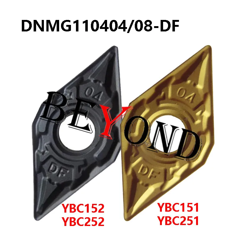 

DNMG110404-DF YBC251 YBC151 YBC152 DNMG110408-DF YBC252 100% Original Carbide Inserts DNMG 110404 110408 CNC Processing Steel