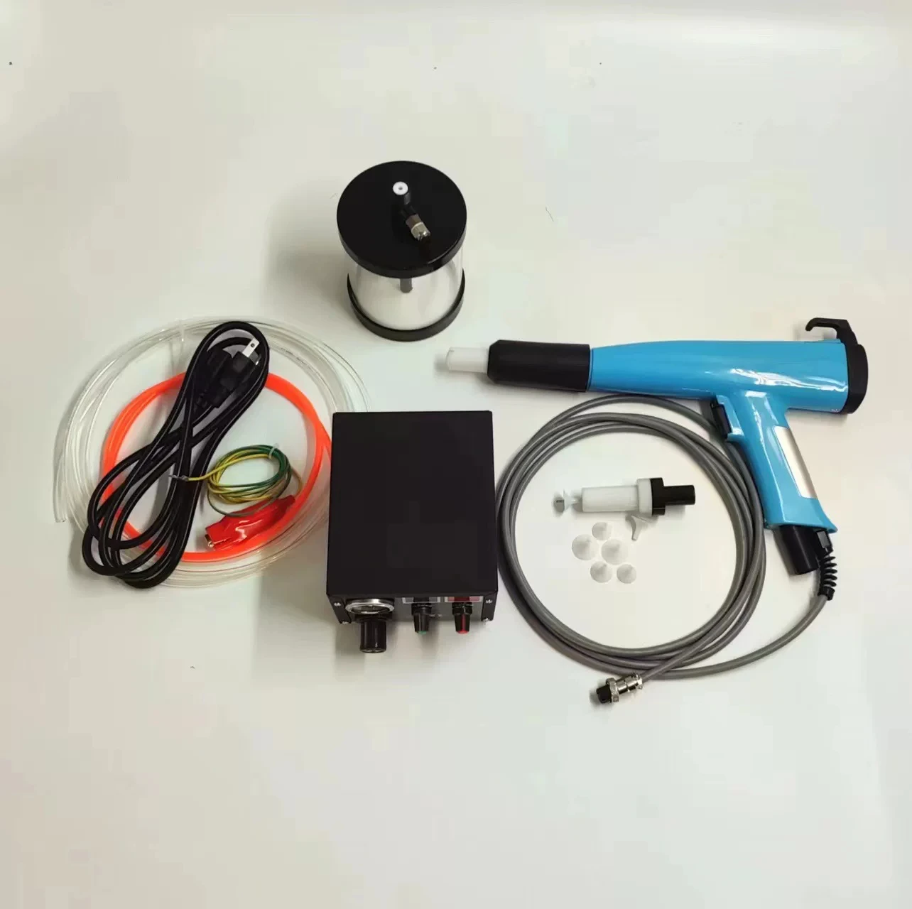 WX-258 Portable Powder Coating Machine Electrostatic Powder Sprayer For Car Wheel Hub Modification Spraying