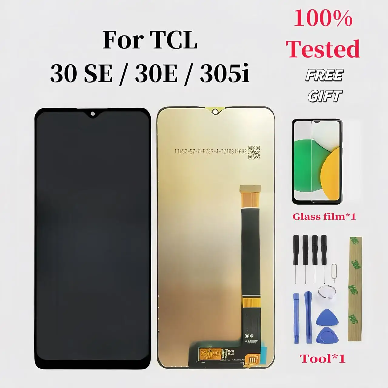 Pop Original para TCL 30 Se 30se 305i pantalla LCD Digitalizador de pantalla táctil para TCL 30e 30 Se 305i